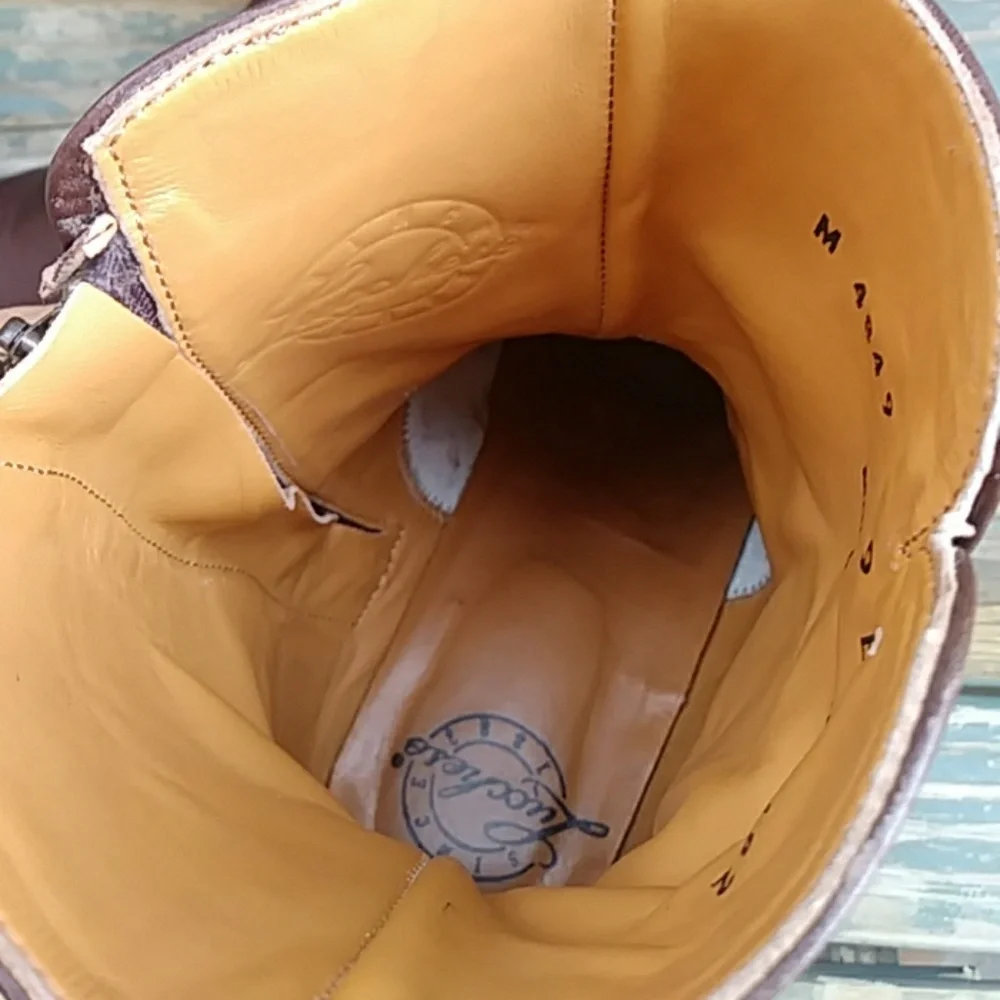 🎈Lucchese Leather Shortie Cowboy Boots M4849 - Picture 8 of 8